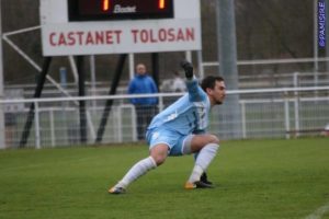 Cyril Garcia, gardien de l'US Castanet n'accable pas Karius. Photo : ©Pamisire