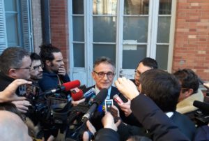 Guy noves apres l'audience face à la fédération francaise de rugby devant les prud'hommes de Toulouse