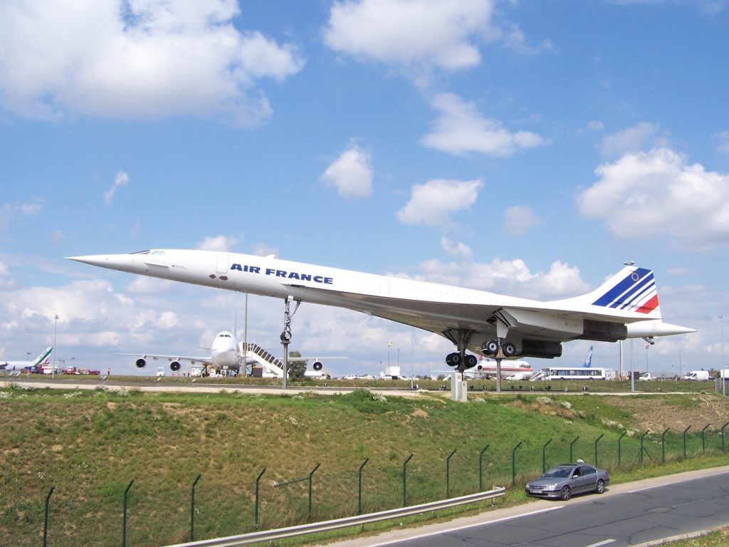 Le Concorde d'Air France exposé à l'aéroport Paris-Charles-de-Gaulle. Crédit: Henrysalome / CC BY-SA 3.0