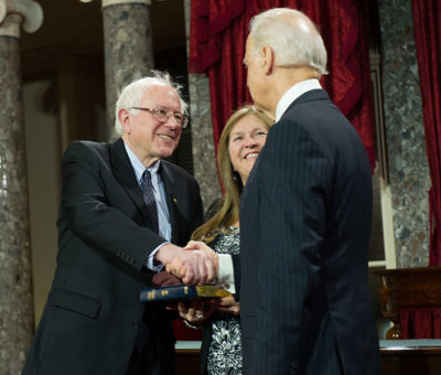 Joe Biden and Bernie Saunders are the main front-runners of the Democratic presidential race ©US Senator /  CC-0